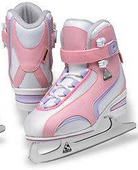   Softec Classic Girls Junior Soft Boot Ice FIGURE SKATES Pink/White