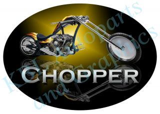 Chopper Fridge Magnets for V8 Chev Ford Drag Race Bike Show Drift 