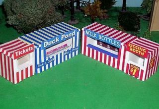 Scale 1/48 Circus or Carnival Fairway Game Tents KIT