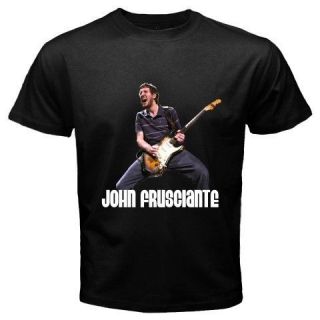 New JOHN FRUSCIANTE Red Hot Chili Peppers Rock Band Black T Shirt Size 