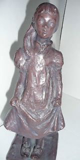   Prod Productions Girl with Big Shoes Vintage 1972 Figurine Statue 12