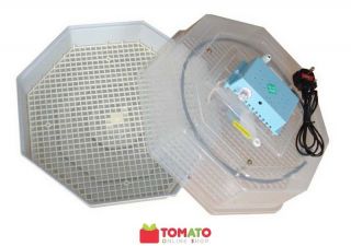 Clear Top Turbo Fan 60 Chicken Turkey Duck Egg Electrical Thermostat 
