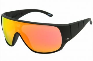 New Electric Sunglasses Sha​ker Matte Black Grey Fire Chrome ES08801 
