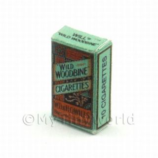 Wild Woodbine Cigarette Pack Doll House Mini Packaging
