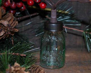   Jar   Twinkle Light Holders ★ Primitive Christmas Tree Ornament