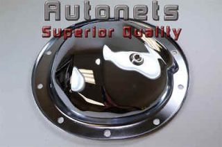   Chrome Steel Differential Cover Chevy GMC 1/2 Ton 2WD/4WD Rear 10 Bolt