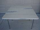 Vintage Retro 1950s Dining Kitchen Formica Chrome Extension Table 40X 