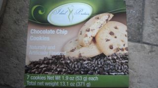 BOX IDEAL PROTEIN CHOCOLATE CHIP COOKIES WITH 15G PROTEIN PER COOKIE