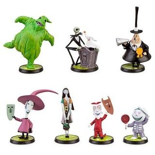   Nightmare Before Christmas 7 Piece Playset /Cake Topper Decor NEW