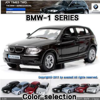 BMW 1 SERIES 134, 5 Black Diecast Mini Cars Toys, KT5086 (NoE07)