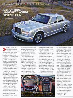 2007 Bentley Arnage T   Classic Article D36