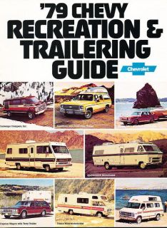 1979 Chevrolet Camper Motorhome Suburban Sales Brochure