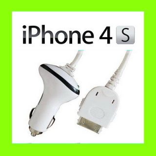 2012 FAST IN CAR CHARGER FOR APPLE IPHONE 4S 4G 3GS ITOUCH 4 IPOD NANO 