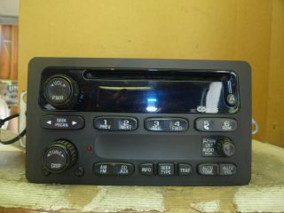 00 05 Chevrolet Impala Malibu Venture RDS Radio Cd Player 09379101