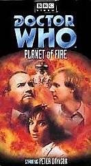 RARE PLANET OF FIRE DOCTOR WHO VHS 5TH DR PETER DAVISON & PERI VIDEO 