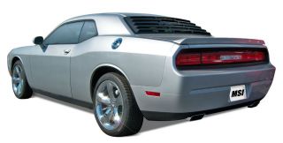 Dodge Challenger Coupe ABS Plastic Rear Window Louver   2008 2012 