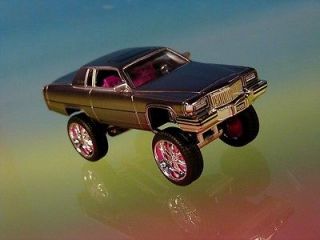 Hot 85 Cadillac Brougham Lowrider Hi Riser Limited Edition 1/64 Scale