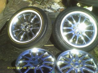 Chrysler 300 Chrome Rims w/ 2 235 55 17 Vogue Tires