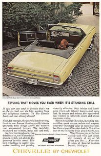 1964 Chevrolet Chevelle Malibu Super Sport Convertible, Print Ad