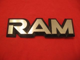 OEM Dodge RAM 50 Emblem 6.4375 x 1.125 Badge Script Letter Decal 