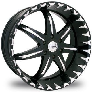   Inch 6X5.0 Noir Black Star 6 Lug +30 Wheels Rims Trailblazer GMC Envoy