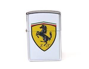 Ferrari Oil lighter & Extra 1 Package Zippo 6 Flints USA Seller Free 
