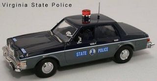   Response 1/43 Virginia State Police Dodge Diplomat   Classic Cruiser