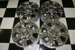 FORD F150 EXPEDITION FACTORY OEM 18 CHROME CLAD WHEELS / RIMS 3785 