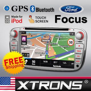 FORD FOCUS XTRONS 7 Digital Touch Screen GPS IPOD TV BT Car Stereo 