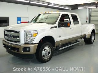 Ford  F 350 REARVIEW CAM 2011 FORD F350 KING RANCH 4X4 DIESEL DUALLY 