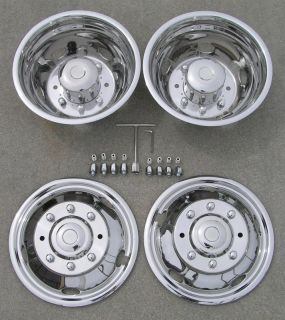 19.5 99 02 FORD F450 / F550 Dually Wheel Covers (Fits Ford F 550 