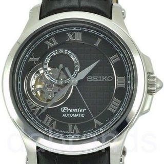 NEW Seiko Premier Mens Automatic Sapphire Crystal WR100M Watch 