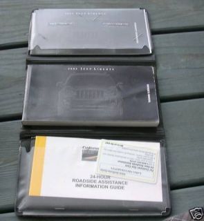 1999 99 JEEP LIBERTY OWNERS OWNERS MANUAL SET BOOK