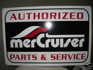 Mercury MerCruiser Service Marina Sign boat inboard I/O