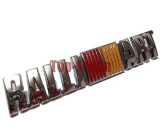 Metal Hood Front Grille Grill Badge Emblem Auto 3D For Ralliart EVO 