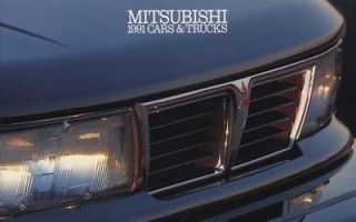 1991 Mitsubishi Sales Brochure Eclipse Mighty Max Truck