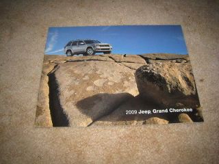 2009 Jeep Grand Cherokee Laredo Limited Overland SRT8 sales brochure 