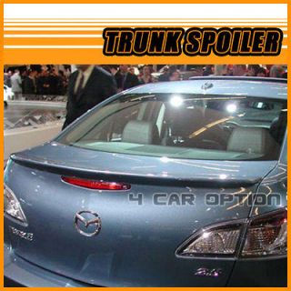 MAZDA 3 4DR 10 11 TRUNK SPOILER WING PAINTED 27A VELOCITY RED OE 