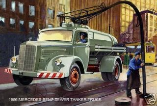 1956 MERCEDES BENZ ~ SEWER TANKER TRUCK ~ MAGNET