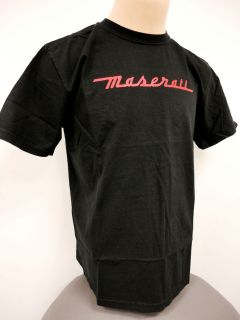 NEW* Mens Black Maserati T Shirt
