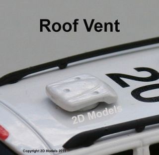2D Models Code 3 1/43 Police Dog K 9 Van Roof Vent