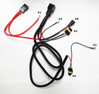 RELAY HARNESS 9006/HB4 X 1 WIRE HID KIT COMPATIBLE 35W 55W LOW BEAM 