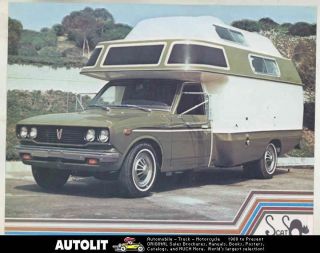 1976 Toyota Scat Motorhome RV Camper Brochure
