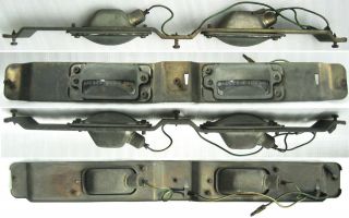datsun nissan cedric 330 260c 280c license plate lights with one poor 