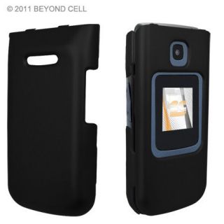 RUBBER BLACK SKIN SHIELD hard case cover For Samsung Chrono R261 