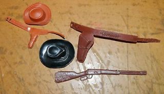 Mego, Marx Johnny west or action Jackson western items five items