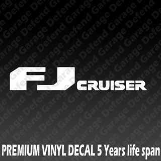 FJ Cruiser Toyota TRD Racing JDM Car Laptop Car Bumper Vinyl Decal 