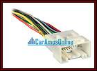 CAR STEREO CD PLAYER WIRING HARNESS WIRE ADAPTER PLUG FOR AFTERMARKET 
