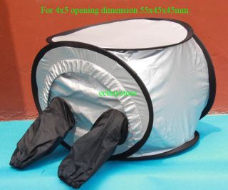 Professional 4x5 Film Changing Tent Double Layers And Double Zipper 