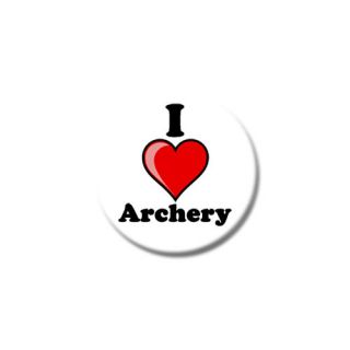 Love Archery 25mm Button Badge OR Fridge Magnet   Cool Olympic Sport 